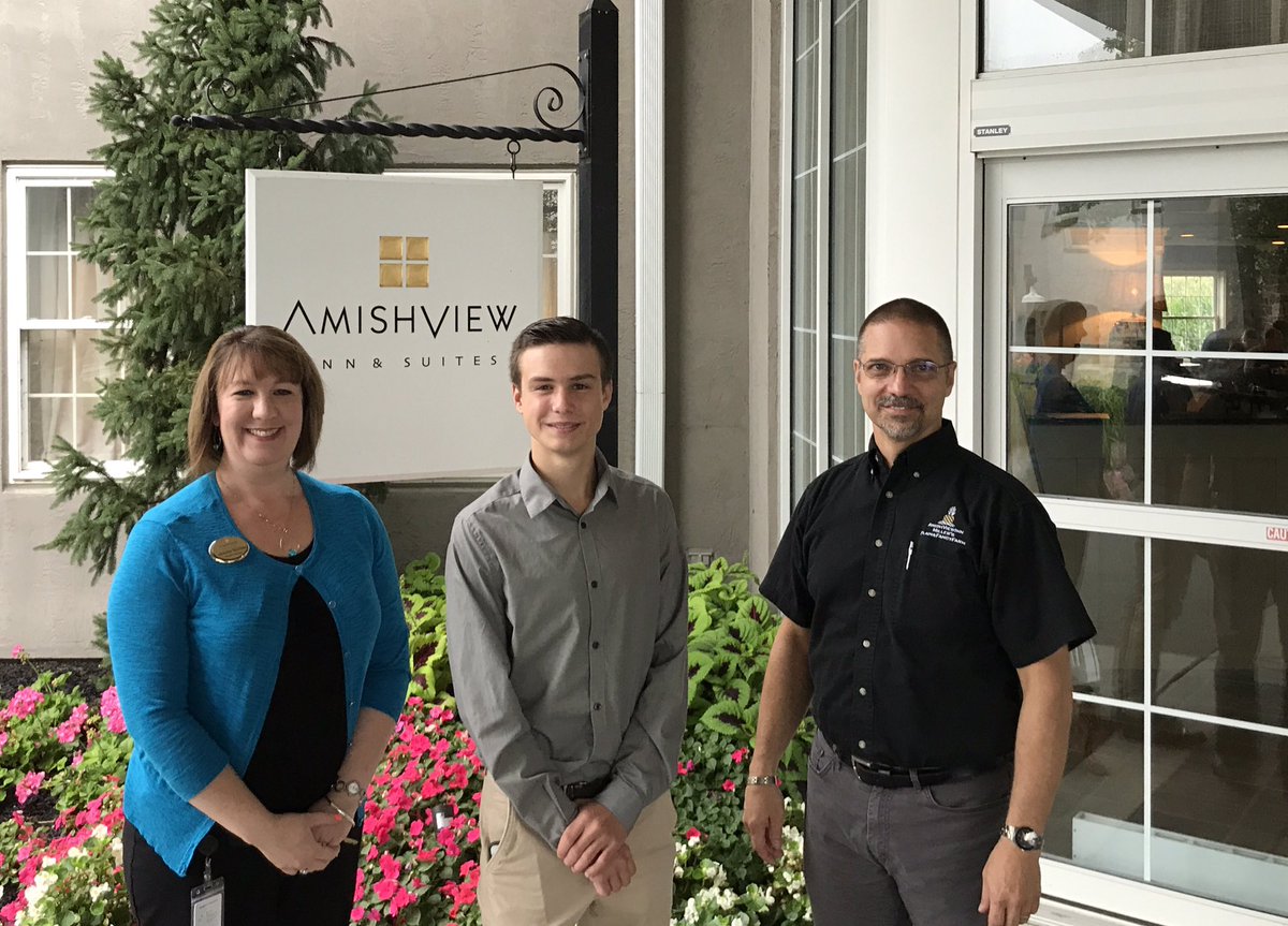 jaredberb's tweet photo. Thankful to AmishView Inn &amp; Suites for an internship opportunity for one of our learners! #PVBravesProud https://t.co/Je4NgtlsZI