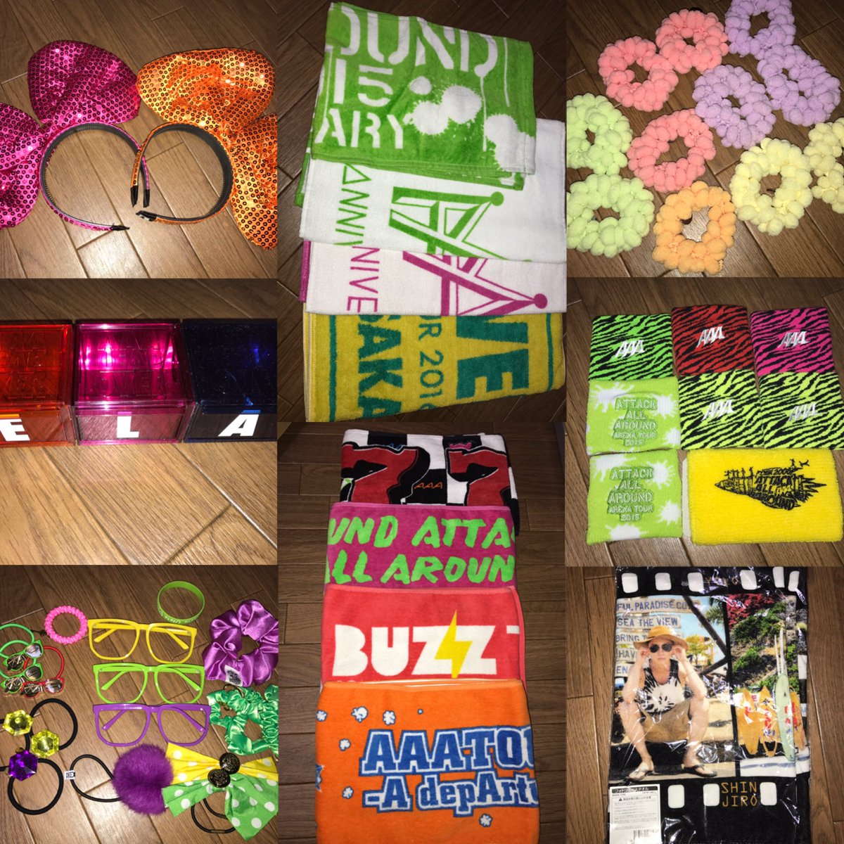 nsjm__024's tweet photo. 推しのグッズのみにしようと思���ので 使わないグッズお譲りします。
橙 青 グッズに交換でも大丈夫です！

8/26 a-nationでの手渡しまたは郵送になります。郵送の場合は＋送料です。
写真適当に撮ったので気になるものがあれば声かけてください！

#aaaグッズ #拡散希望 https://t.co/QOT5iqwZxD