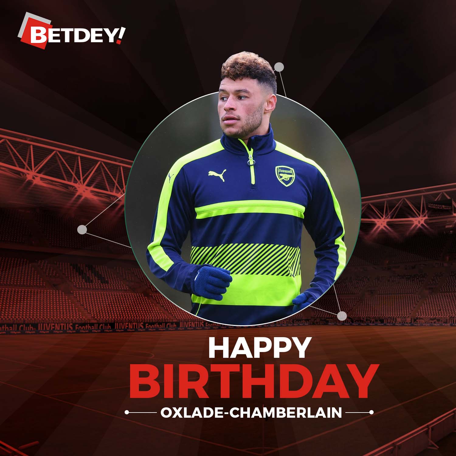   Happy Birthday Alex Oxlade-Chamberlain        