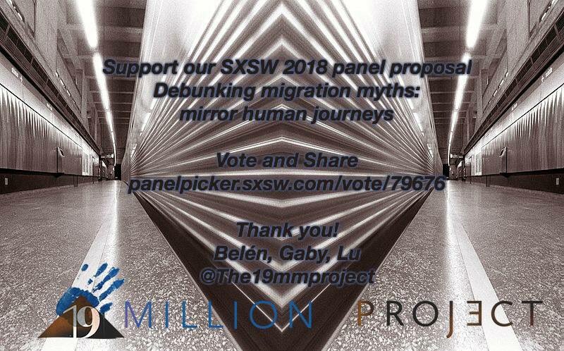 19mmproject's tweet photo. We need your VOTE!

Help us make it to @sxsw by voting for our panel "Debunking Migration Myths"

Vote here ➡️ https://t.co/HOhXpHwD3n https://t.co/QrARZvpwsm