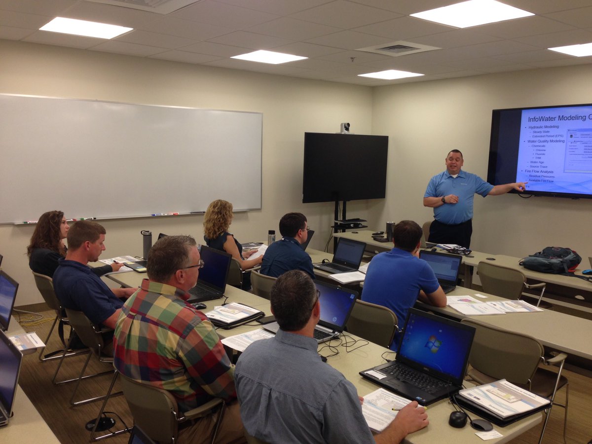 Raj_Trinnex's tweet photo. Thanks to @esri Boston for hosting @Innovyze #InfoWater class #gis #watermodels #hydraulics #rt https://t.co/Veb3Uvdz9A