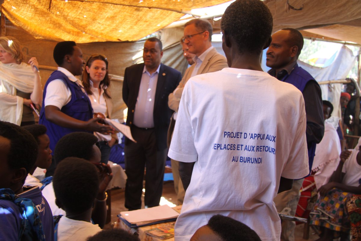 Resident Coordinator, EU Ambassador, Dutch Head Cooperation, Belgian Embassy officials, IRC &amp; Rutana Governor visit communities <a href="/IOMBurundi/">IOM Burundi 🇺🇳</a>