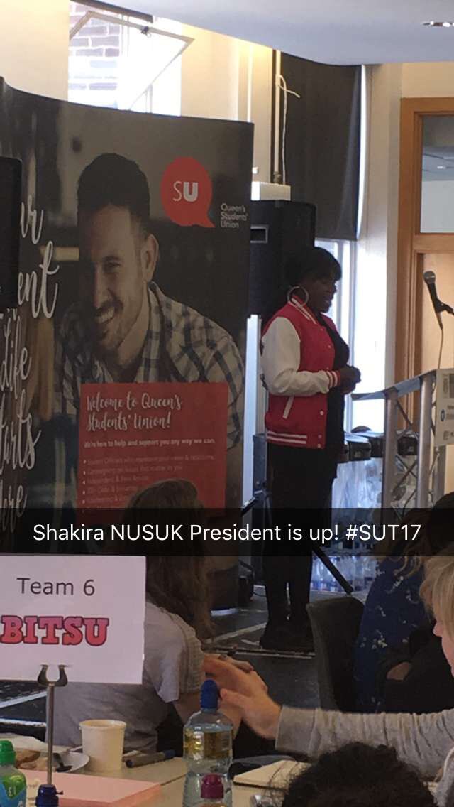 USI_Education's tweet photo. Important focus on trilateral agreement from @ShakiraSweet1, underpinning a united student movement of @NUS_USI, @TheUSI, & @nusuk #SUT17 https://t.co/C7UySoXBlv
