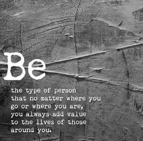 Be Someone who always adds #Value to others! #JoyTrain #SuccessTRAIN #Joy #Success #Motivation  RT @i2Learn
