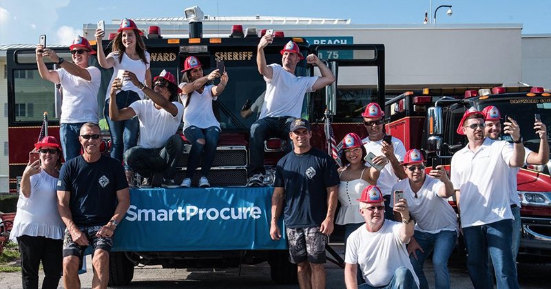 SmartProcureUS's tweet photo. We support Deerfield Beach Fire Station 75. Thanks for keeping us safe! #cityhallselfie #elgl #localgov @SmartProcureUS https://t.co/KUna7Atk83