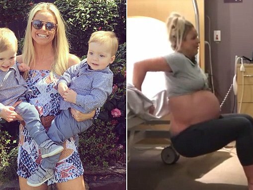 Despite the exhaustion of #pregnancy, fitness guru Anna Strode worked out in the maternity whilst in labour. WOW! 😳 dailymail.co.uk/femail/article…