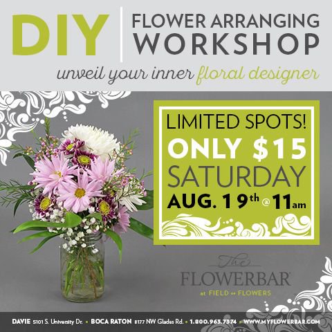Field_OfFlowers's tweet photo. Spots are limited be sure to sign up in time. https://t.co/BufE9IanHq
#limitedseats #diy #workshop #floraldesign https://t.co/BIu5fySrDy