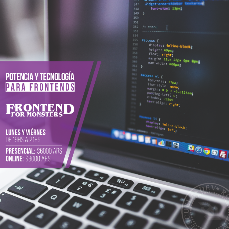 EscuelaDevRock's tweet photo. Con nuestro curso de #FrontendForMonster serás un especialista en soluciones web #HTML5, #CSS3 #JavaScript #ResponsiveDesign https://t.co/Gct8VwSyNc