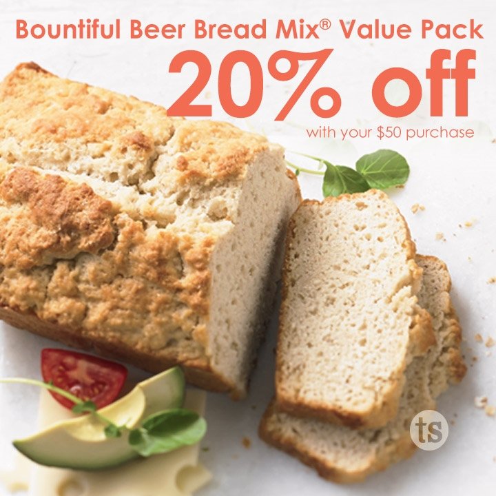 mindybingts's tweet photo. Fill your home with the aroma of our best-loved, signature bread. Get it 20% off with a $50 purchase this month! https://t.co/Oqh3M8ahwa https://t.co/iStvHu5qMC