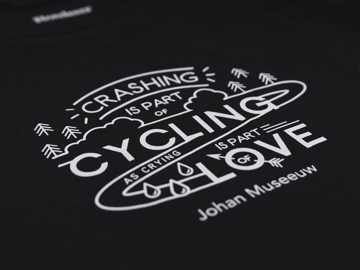 'Crashing is part of cycling as crying is part of love' Wise words, Johan bit.ly/2hMjy94