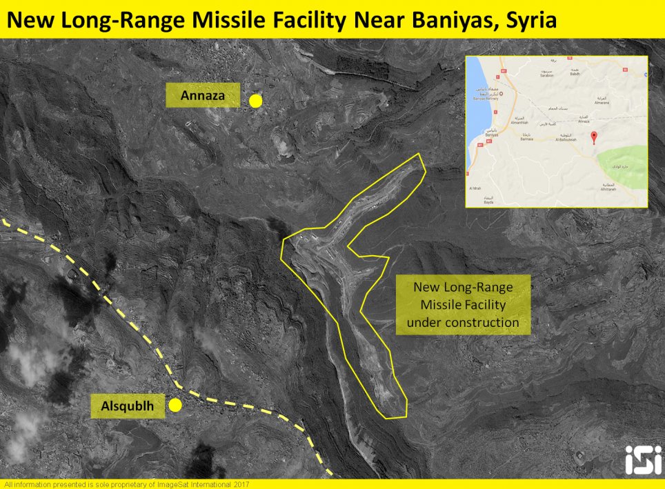 تقرير إسرائيلي: إيران تبني مصنعا للصواريخ البعيدة المدى في سوريا DHRqG5NXcAAicjv