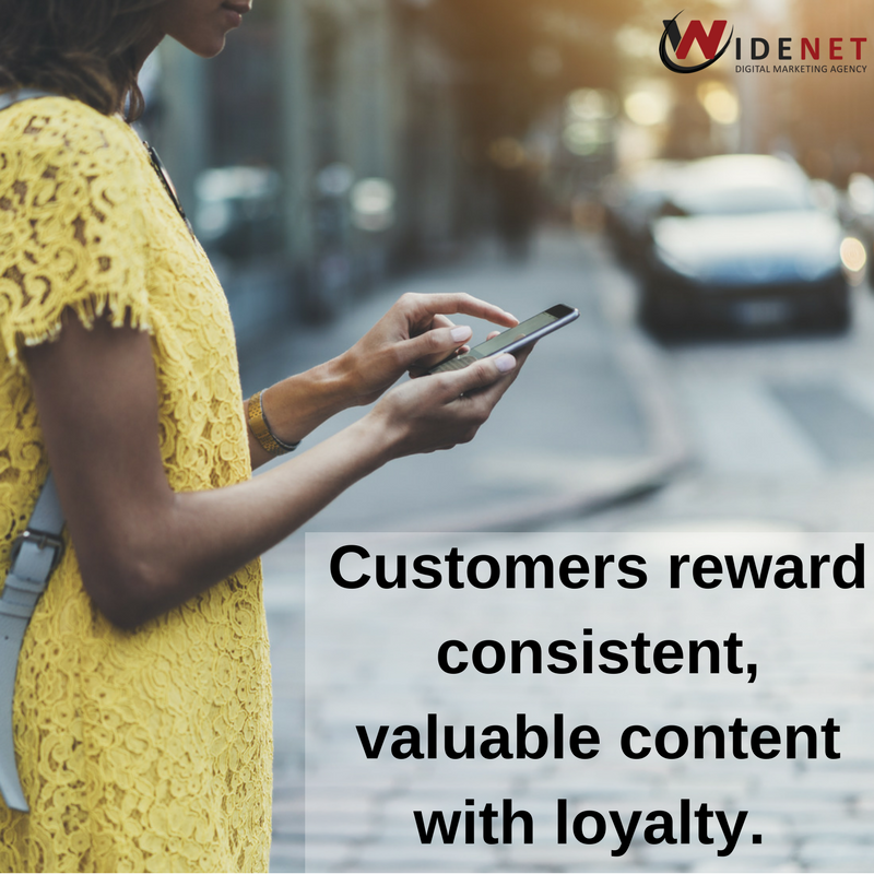 widenet's tweet photo. Not only do customers want content, they reward great content with loyalty. #content #contentmarketing https://t.co/XNfaLDPcjM