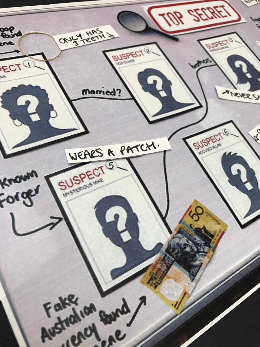 Rachel_Benn_'s tweet image. Sneaky preview of some of the secret agent missions at tomorrow&apos;s Detective Doodle Box! Still a few spaces left! 🔎📝🗃ticketsource.co.uk/leedslibraryev…