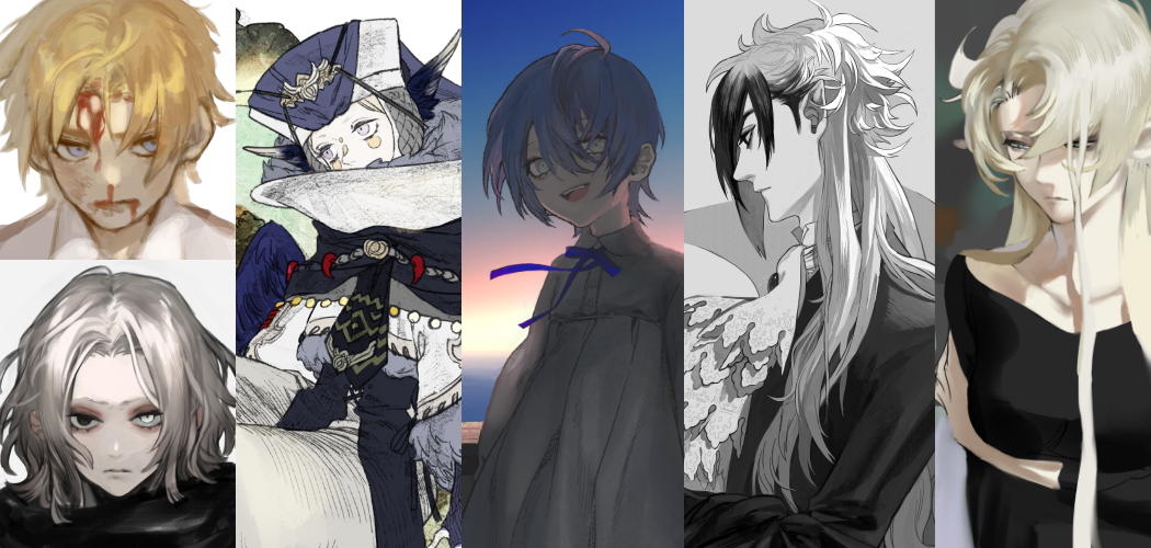 Bugbs 陰鬱な顔と過去2年間ので好きなお顔 こうしてみると意外と描いてる感ある 繋がらなくていいから俺の描く顔をみてくれ T Co Cnjonguxmk Twitter