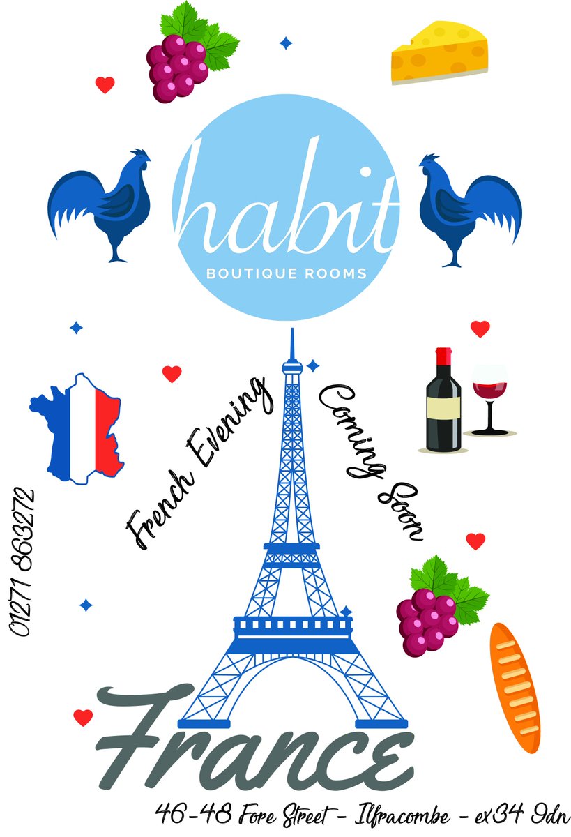 #ilfracombe #france #french #food #evening #lounge #coast #events