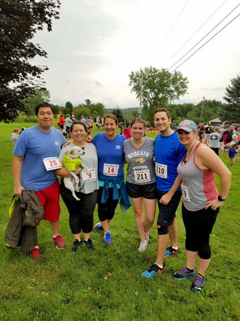 FastEntCareers's tweet photo. VT FASTies participated in the Fairfax Egg Run where all runners received an omelette at the end of it! #RunFASTRun #BeWell https://t.co/CEpHEODHMJ