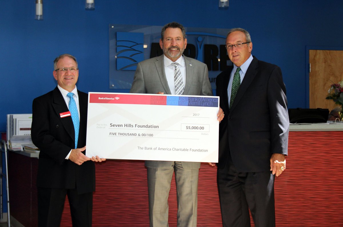 SevenHillsFound's tweet photo. Thank you @BankofAmerica for their support of Workforce Readiness Program at Seven Hills ASPiRE! https://t.co/yMFQkUPii8 #BofAGrants https://t.co/eLoY1x1sPy
