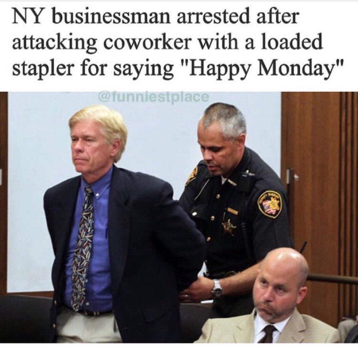 paperquip's tweet photo. Don't even try "HAPPY TUESDAY" today!!!! Be safe and keep stapling papers together https://t.co/ajIh0id3Ob