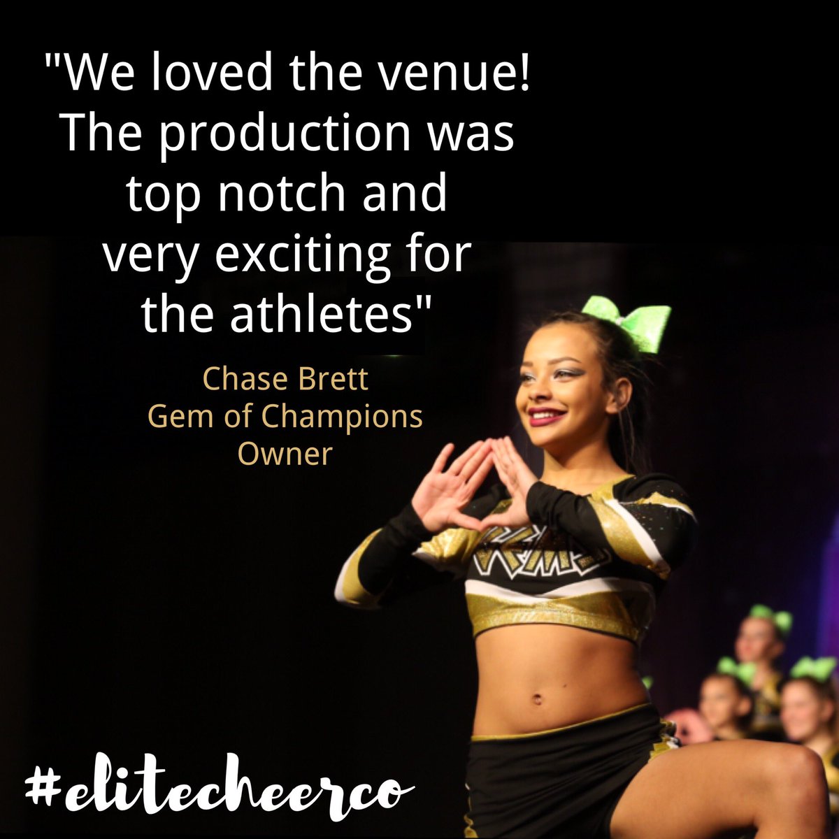 elitecheerco's tweet photo. #testimonytuesday Are your calendars marked for ECC 2018?! Register today at https://t.co/wjU8mdGlzR https://t.co/nvP4s1EL7B