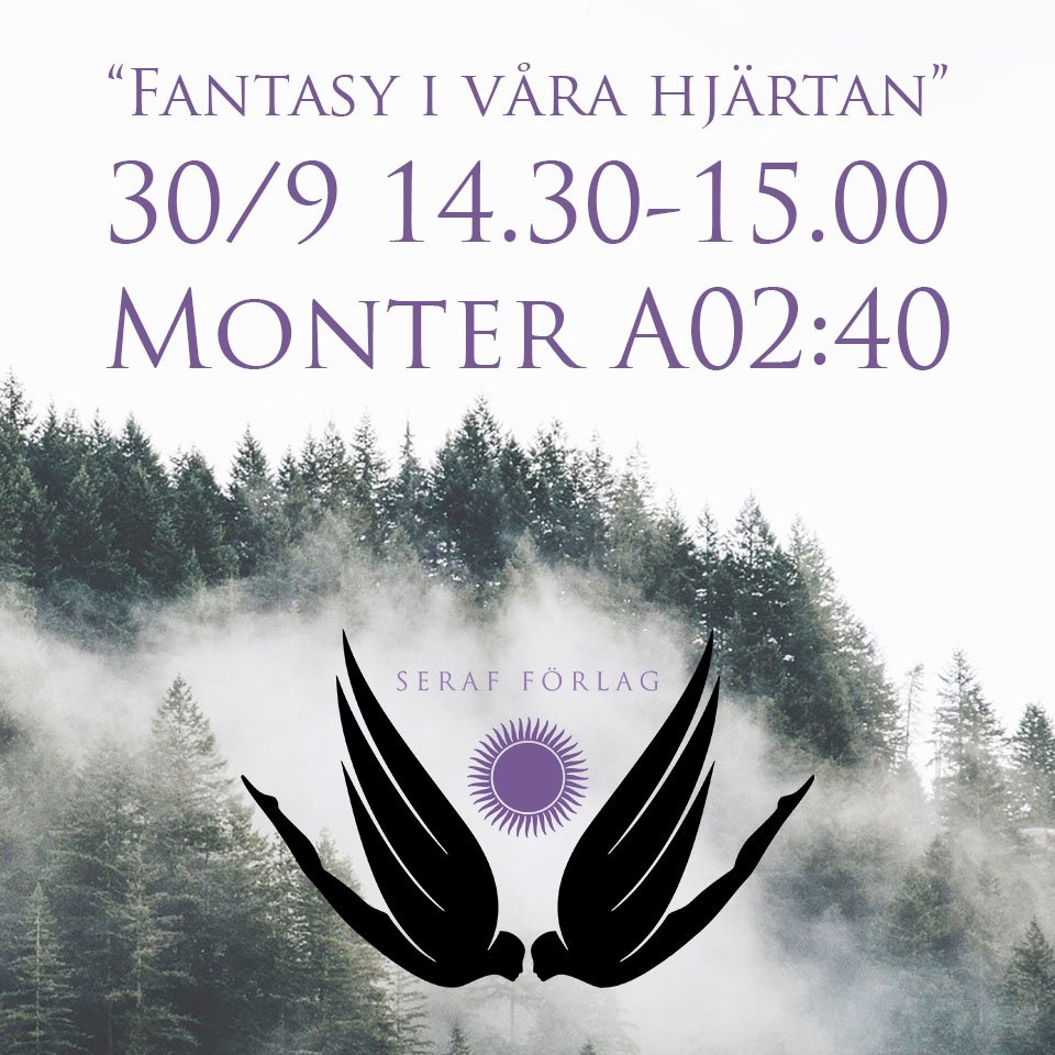 gpkjeilen's tweet photo. Missa inte mitt &amp; @linhurtig's föredrag på @bokmassanGbg💜 Kl 14.30 den 30/9 tar vi plats på seriescenen &amp; pratar om vår kärlek till fantasy! https://t.co/ItKURNsav9