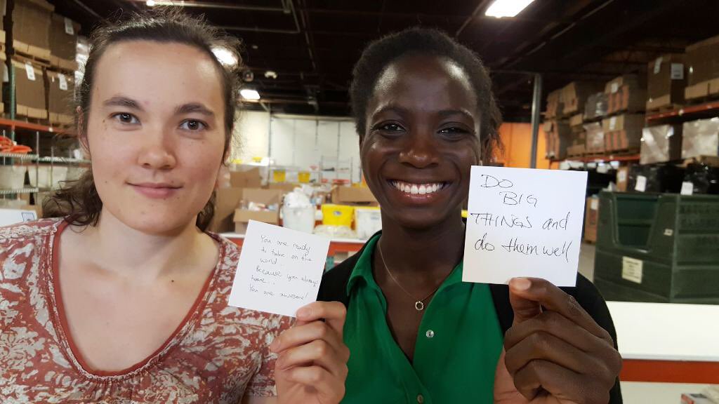MATTER_ngo's tweet photo. .@eatoncorp is in the house! Kicking off their #MATTERboxChallenge with #YOUmatter Notes!
#MATTERnation https://t.co/1vlsejArY8