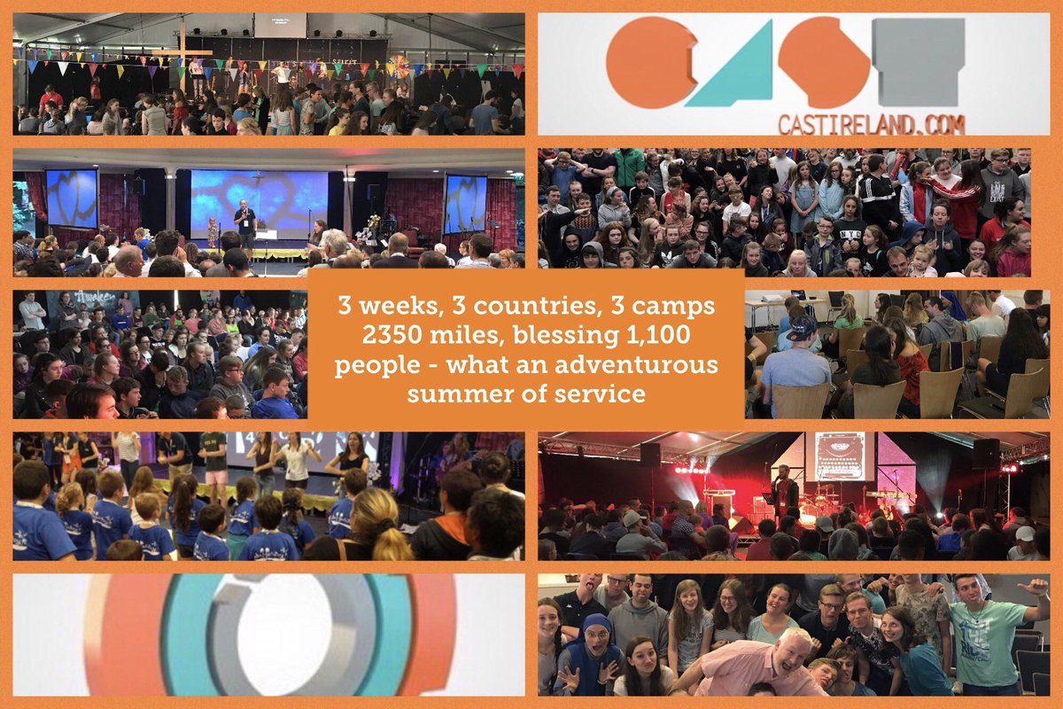 niallmcnally's tweet photo. 3 weeks, 3 countries, 3 camps 2,350 miles, blessing 1,100 people - what an adventurous summer of service.
#CastIreland #NiallMcNally https://t.co/5lHdMTZCFM