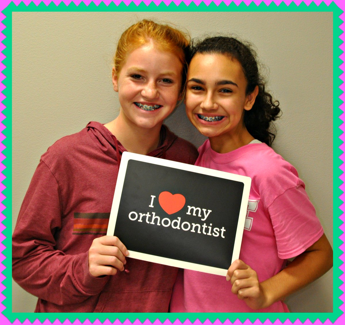 britton_braces's tweet photo. When you look over and realize your neighbor and friend from school is getting braces on the same time as you! #brittonbraces https://t.co/wPKhcJDQnY