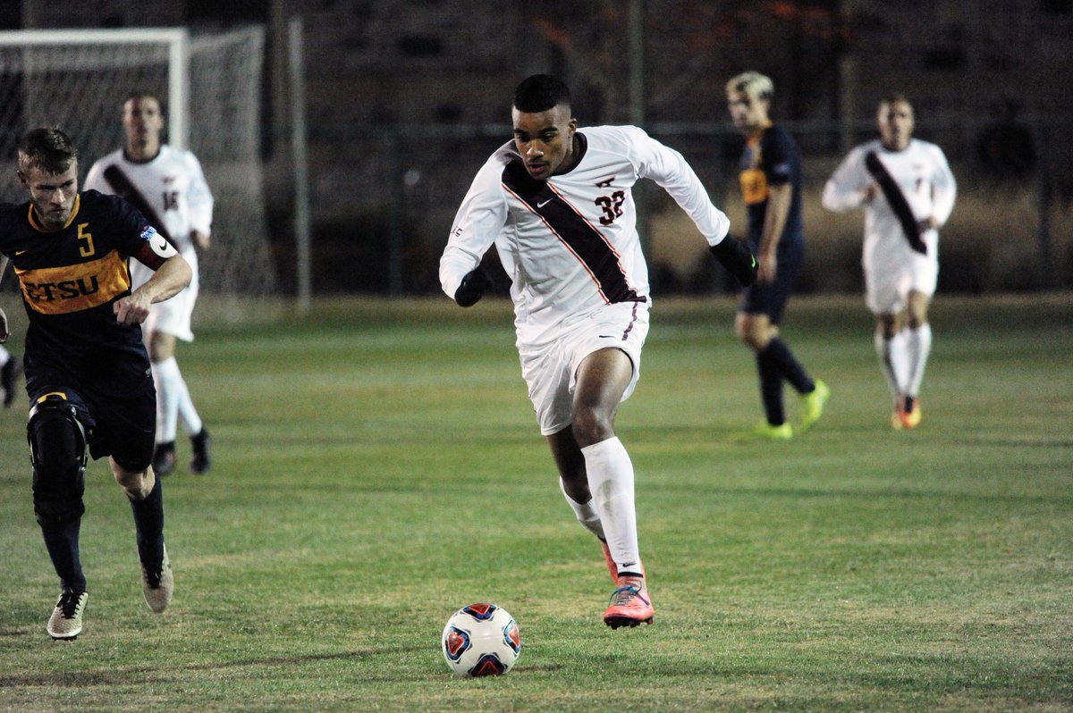 HokiesMSoccer's tweet photo. The #Hokies are headed to ETSU for an exhibition match tonight at 7 p.m.

Remember last time we faced the Bucs? @NicooSuavee does! 

🦃⚽️ https://t.co/Nlkzz41Tte