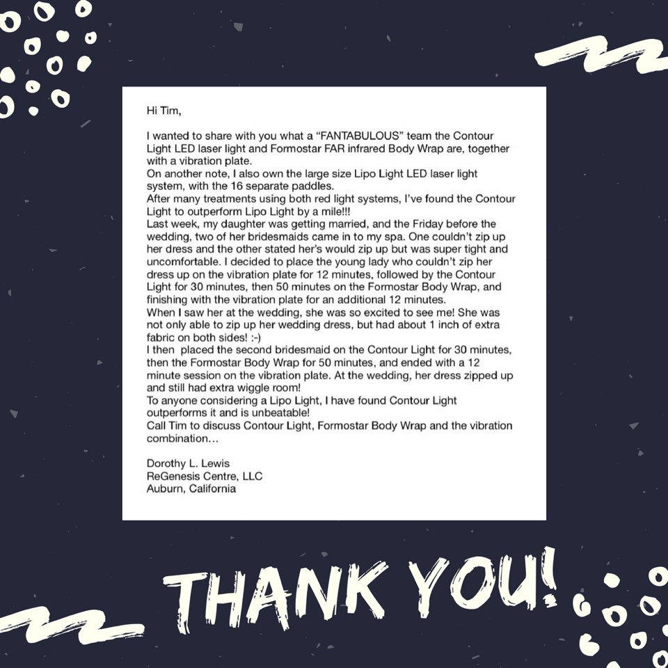 Are you ready for something new in your salon or spa?
Call or email Tim at 800-550-4056 ext. 106
contourlight@aol.com