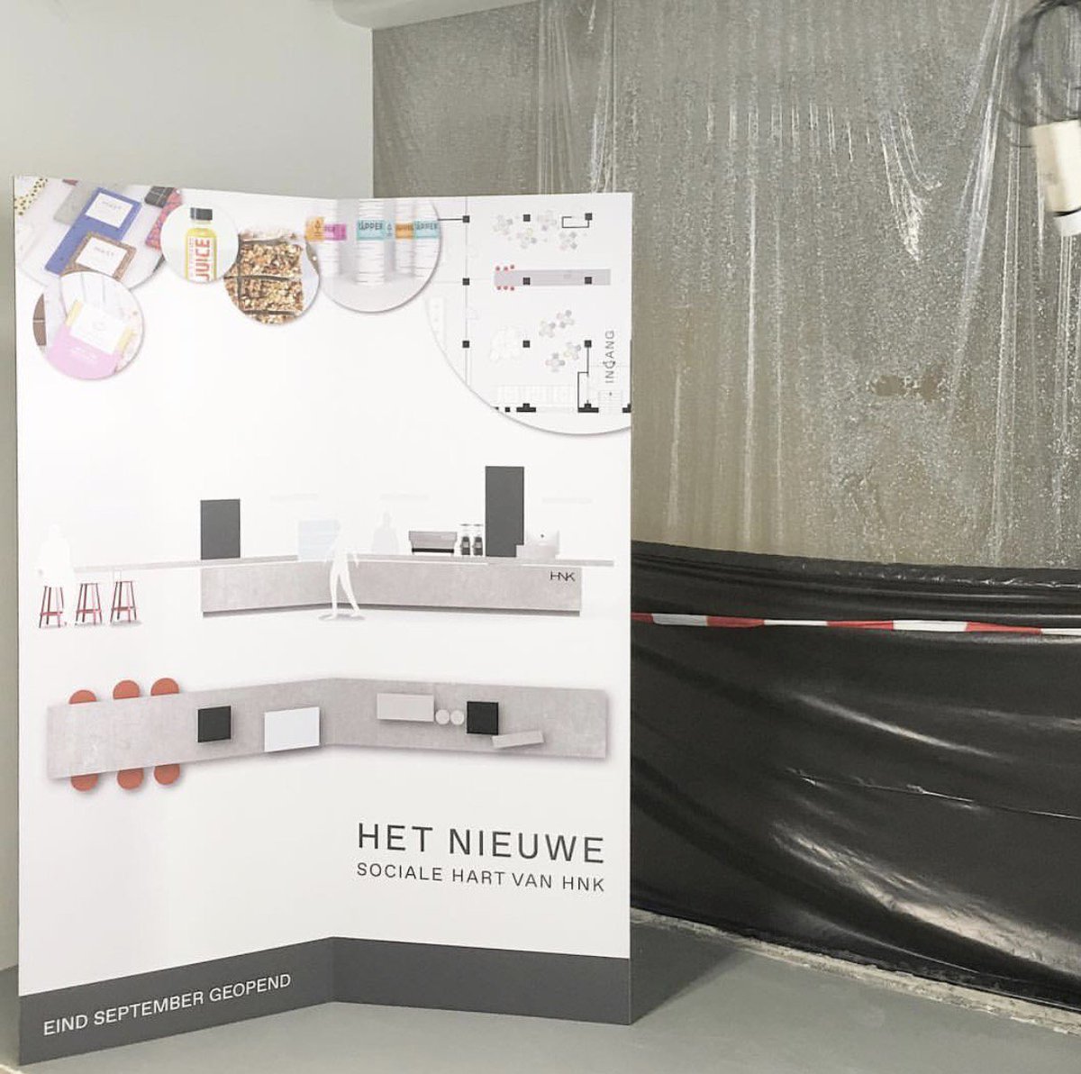 Enbiun ontwikkelt een nieuwe koffie, receptie en foodbar voor HNK.  instagram.com/p/BXxkc6vDzQI/