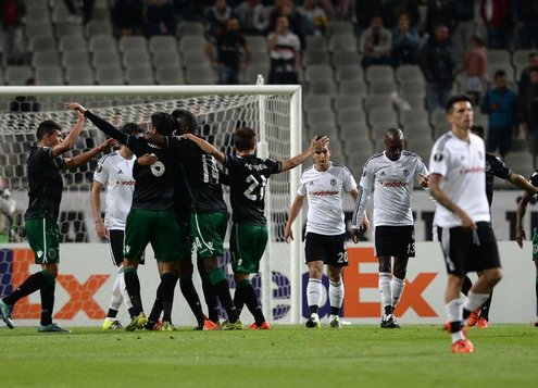 LigaNOS3's tweet photo. O último jogo europeu do Sporting em Alvalade que terminou o primeiro tempo sem gols: 3-1 contra o Besiktas. https://t.co/PqeaeEELTx