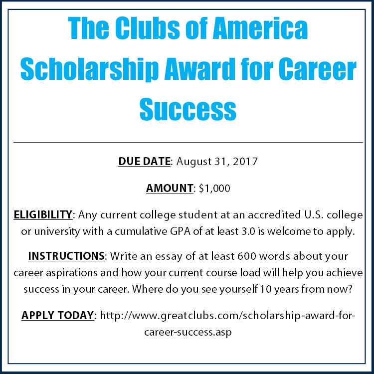 your career aspirations