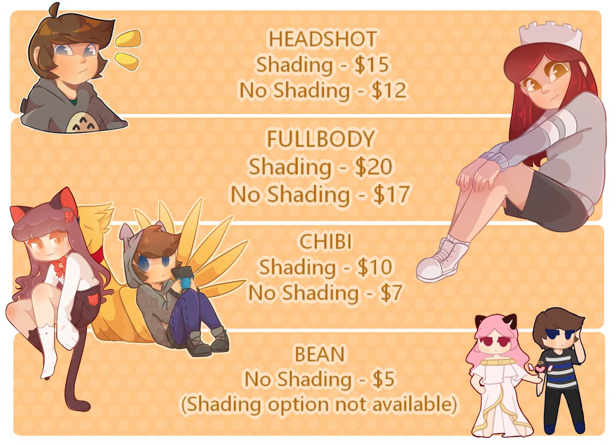 PupperinACupper's tweet photo. Commissions open!!
10 slots open, reply if you want to grab a slot. 
You MUST have the money ready before you grab a slot!! https://t.co/ikPnrc5bK7