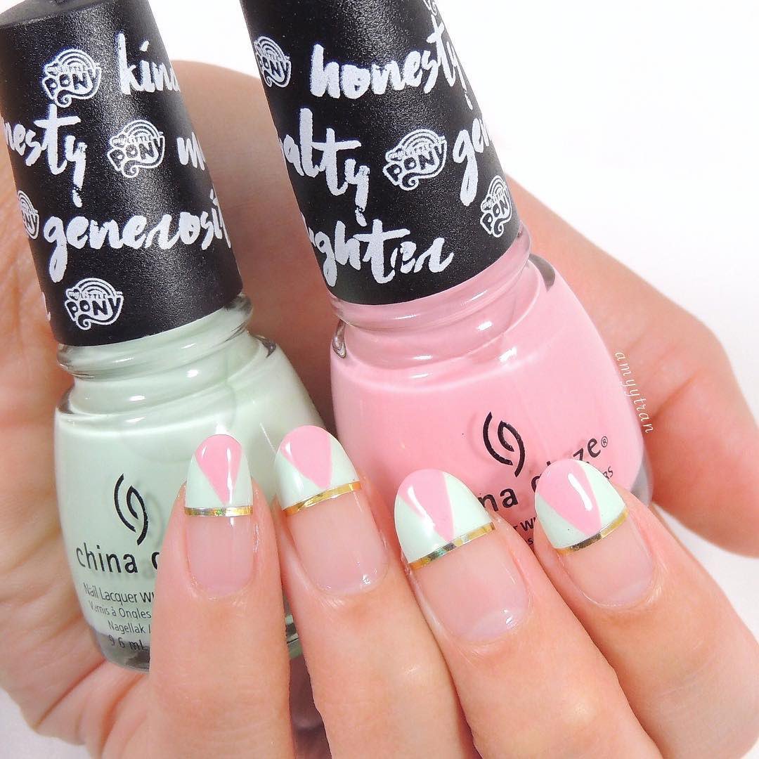 ChinaGlaze's tweet photo. 🦋💗 @amyytran brought on the pastel fun with this cute design using Cutie Mark the Spot &amp; Sweet as Pinkie Pie from #CGxMLP. 🦄✨ https://t.co/W4e3r04vfK