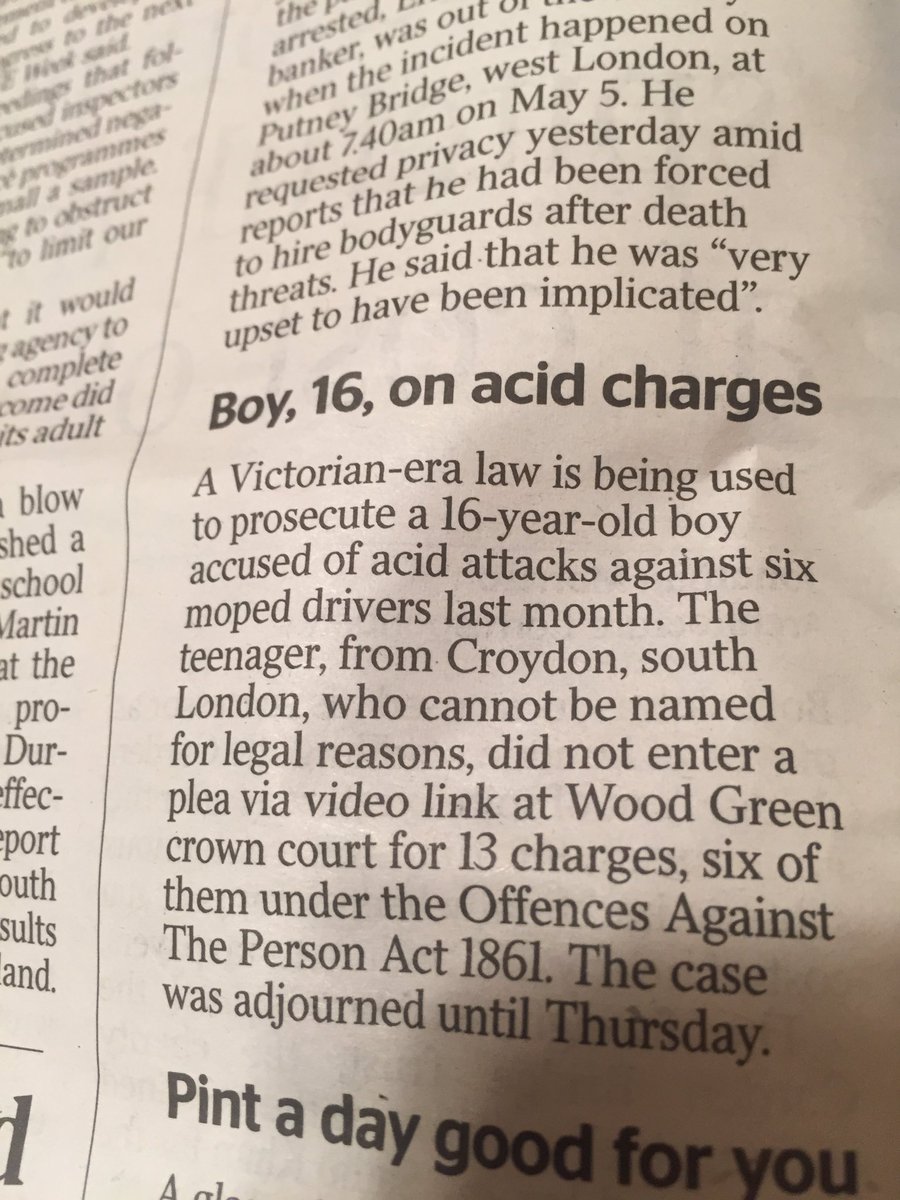 JamesTurner37's tweet image. @BarristerSecret : Who is going to break the news to @thetimes about the even more extensive use of this "Victorian-era law"?