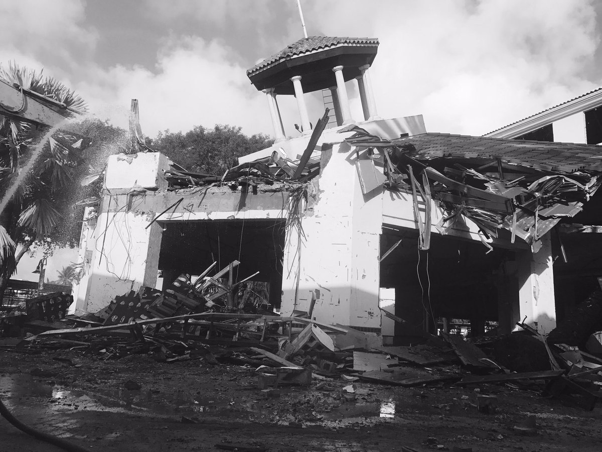 We salute u, Las Olas Riverfront! Demolition making way for RIVERx, the most exciting residential community + retail plaza in Ft. Lauderdale