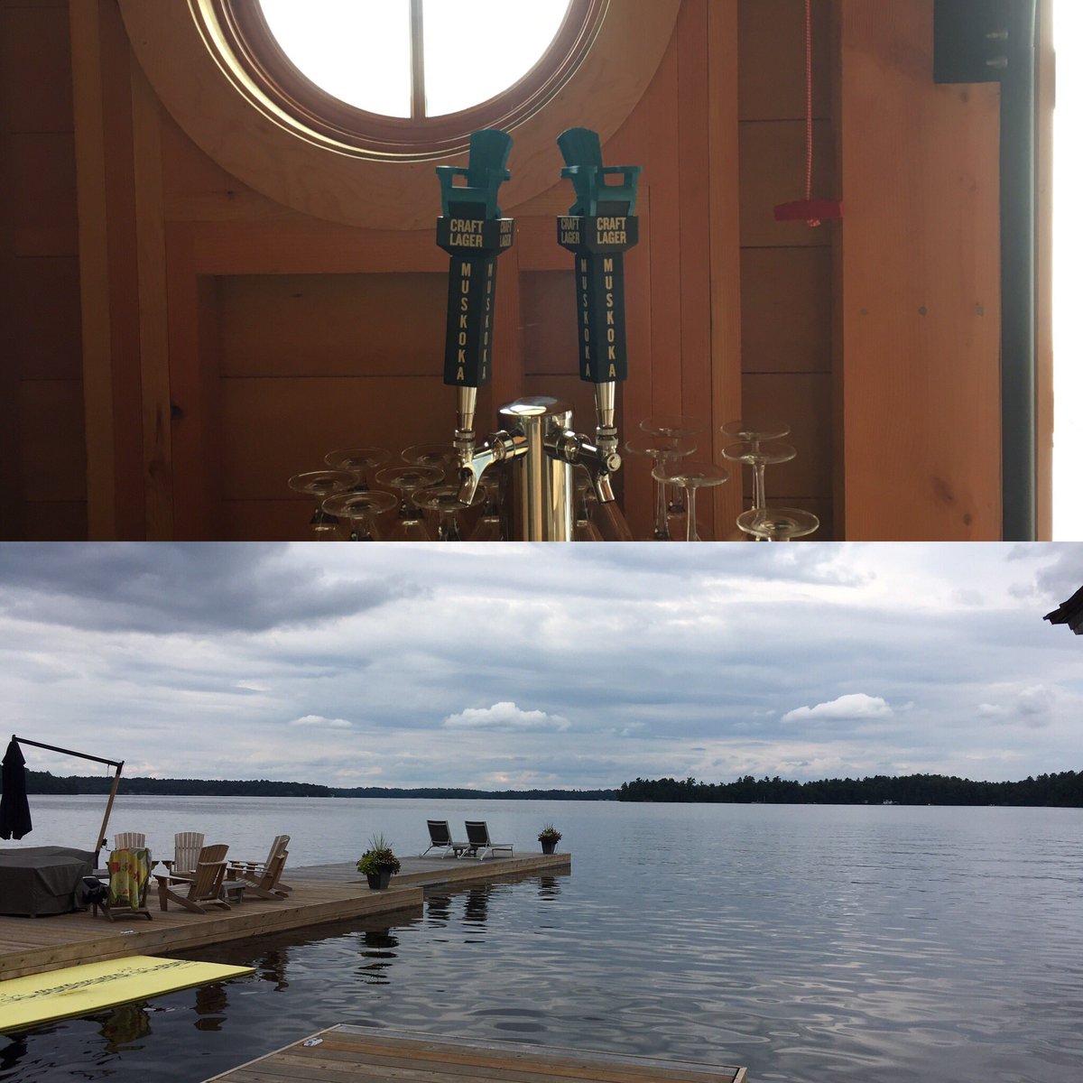 AdventuRor17's tweet photo. .@MuskokaBrewery is at it again with another busy day of deliveries! #DocksideDraught Views! https://t.co/hNAq8yOFKF