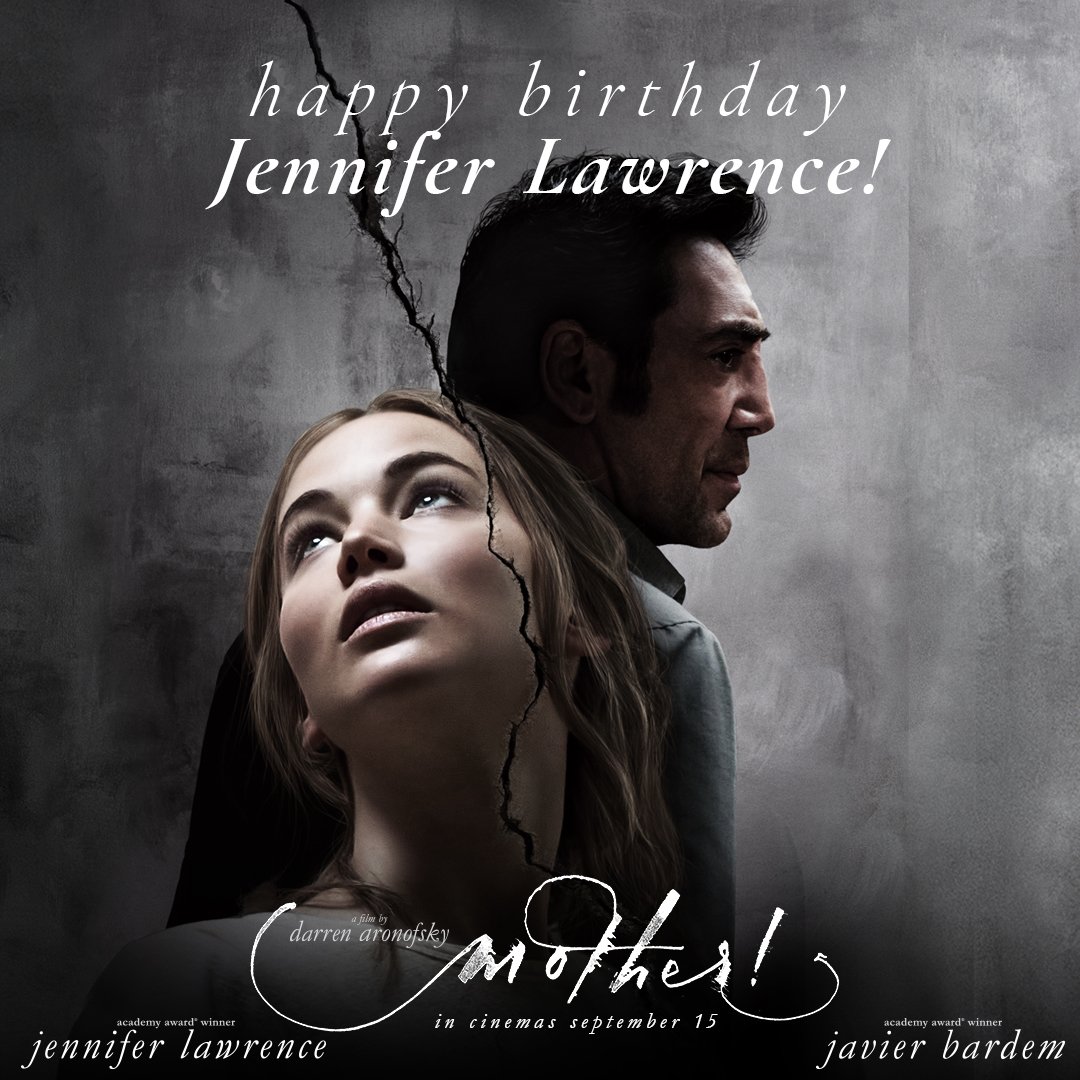 ParamountUK - Happy Birthday to Jennifer Lawrence, star of DarrenAronofsky\s new film mother!. 