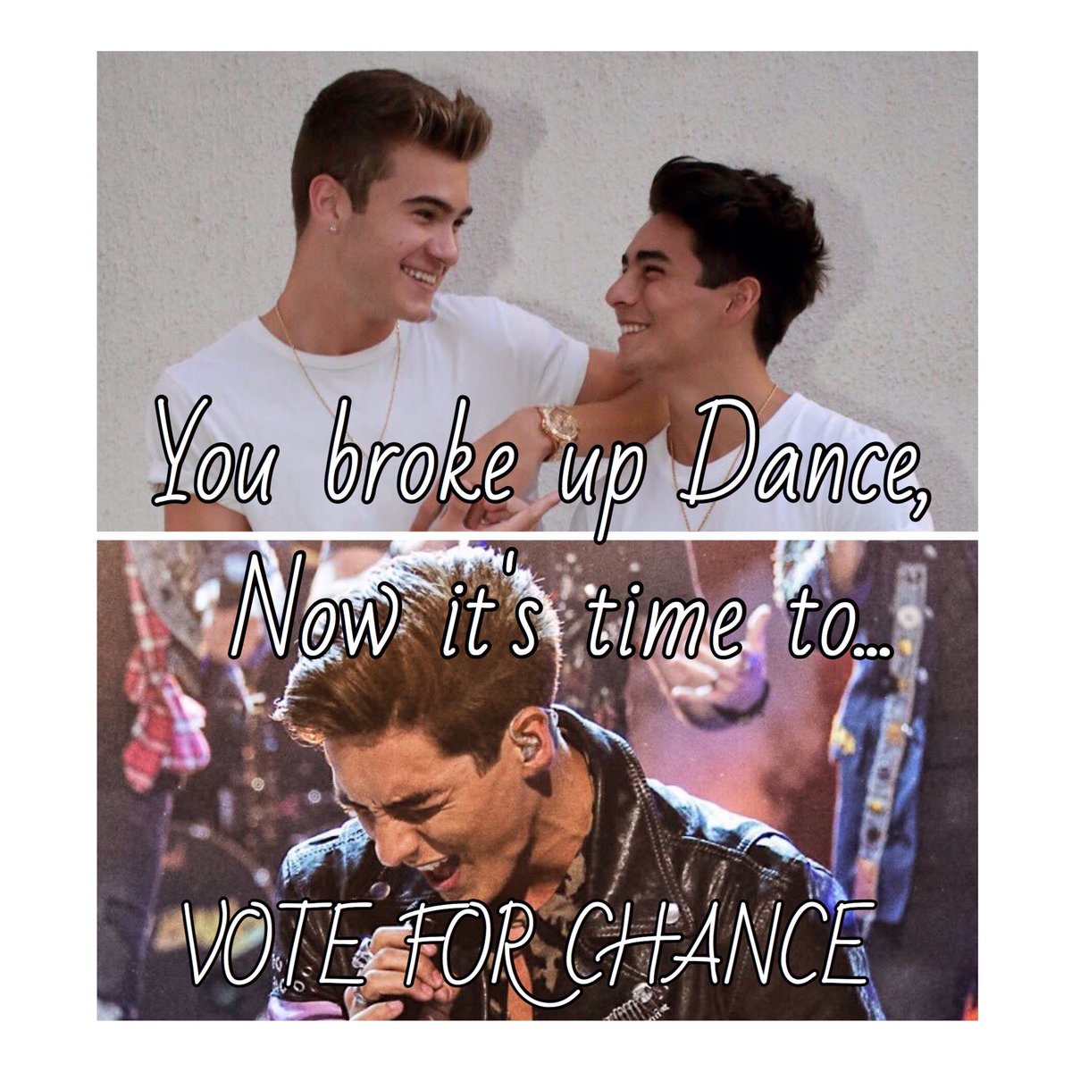 nowthisismaria's tweet photo. READ ππΌππΌππΌ IT'S VERY IMPORTANT TO VOTE FOR @ItsChancePerez ON THURSDAY! HE DESERVES THIS MORE THAN ANYONE ELSE! #Chanatics #ChanceTop5 https://t.co/IDy2q5bdw7