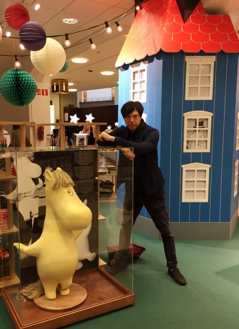 sparksofficial's tweet photo. It's not a hippopotamus! It's a Moomin! https://t.co/G2onJbidQu