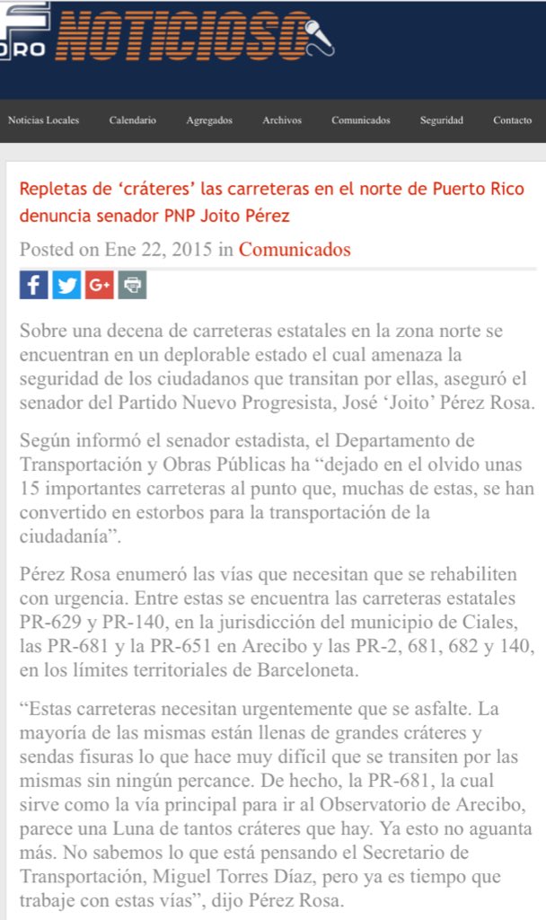 MLLLRepublicana's tweet photo. @DTOP 🙏🏼TENEMOS UN GOBIERNO Q TRABAJA! ESPERO SE ARREGLEN TODAS! EL #PPDDead UN DESASTRE Y CADA HOYO ME jo@&amp; APOYA #PNPMejorGobierno #51stStatePR https://t.co/N2YSw56So6