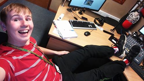 CastledownFM's tweet photo. Happy #NationalRelaxationDay! @ChrisASteers is on with Drive from 5pm!  Naughty Chris! Putting his feet up in the studio 😱😱😱 https://t.co/K3eaJ1yKXv
