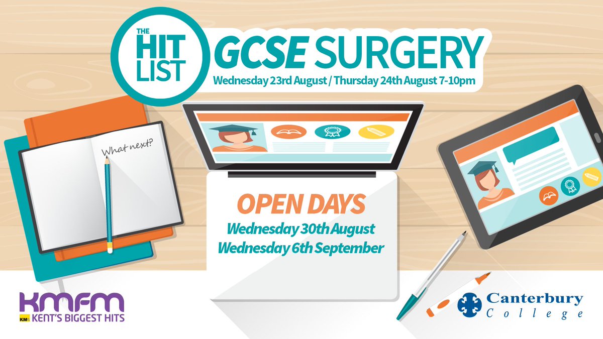 kmfmofficial's tweet photo. Miss last week's #GCSESurgery with @canterburycoll? ππ Find out more over at https://t.co/NBPhAT24Iw https://t.co/noq9H1h4mZ