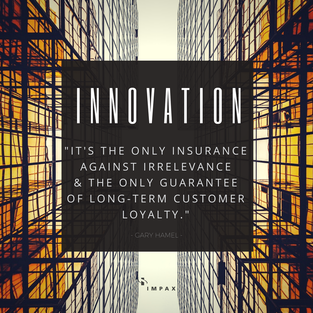 IMPAX_Corp's tweet photo. "It's also the best way to stay ahead of commoditization" @MarkShonka #innovation #sales https://t.co/y0TRvxGal2 https://t.co/WAkYhORCQ0