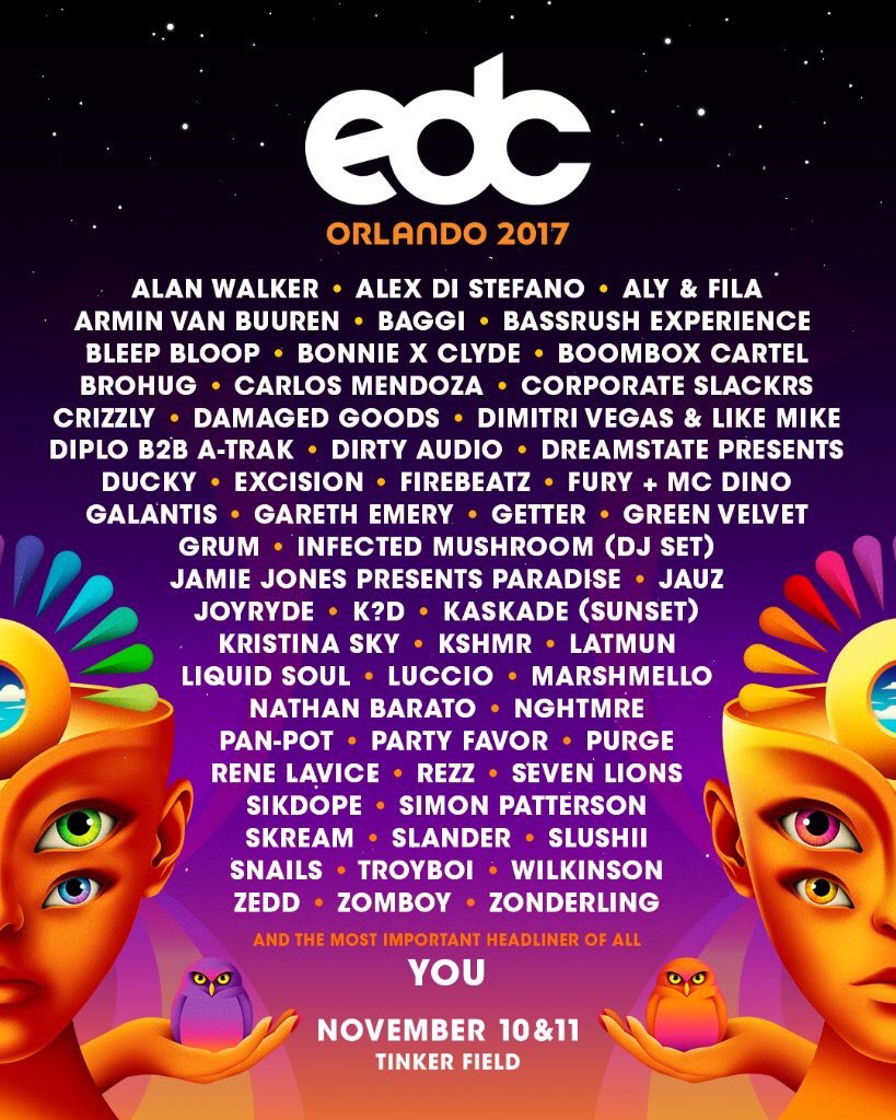 OfficialRezz's tweet photo. EDC Orlando :) see you https://t.co/wlYF1n5g0L
