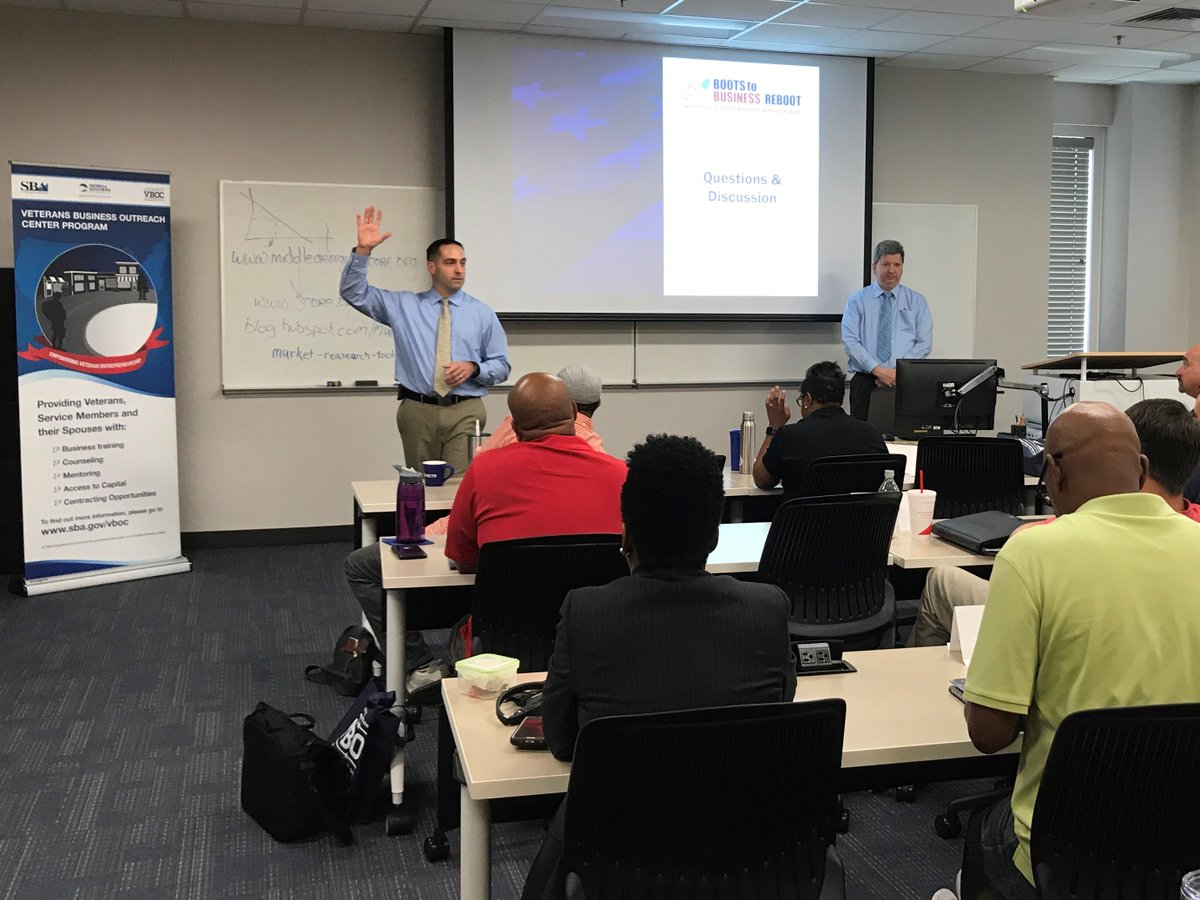 GeorgiaVBOC's tweet photo. The Boots to Business (B2B) Reboot at GAVECTR Warner Robins was a great success! For more information on B2B courses call us at 912-478-7781 https://t.co/cKvhkpRb6J