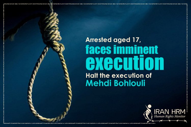 IranHrm's tweet photo. #Iran: Halt the execution of Mehdi Bohlouli who was arrested as a child
#SaveMehdi #HumanRights
https://t.co/4Ihz1s3503 https://t.co/9NIXxxbsrk