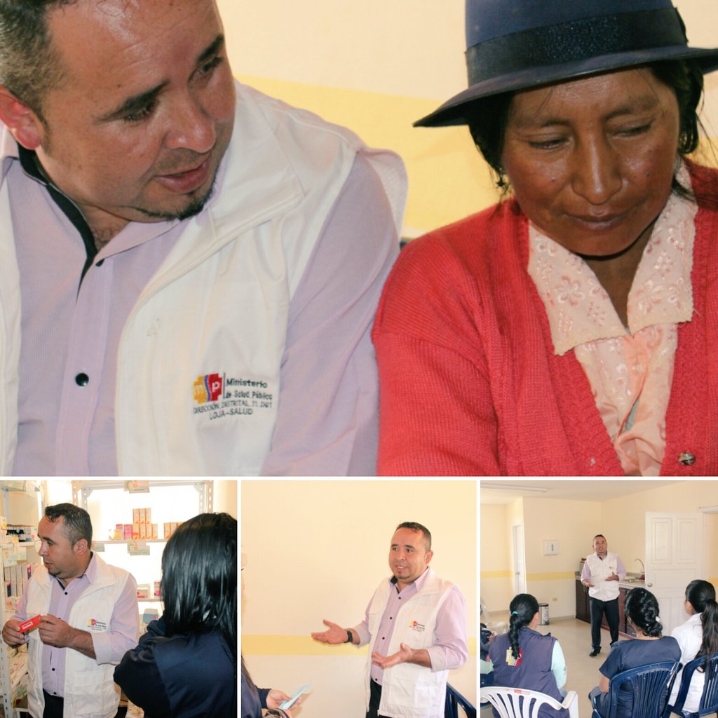 #Loja: @MARCOGONZALEZN visita unidades rurales para verificar calidad de atención. Promovemos calidez en servicios #SaludParaTodos