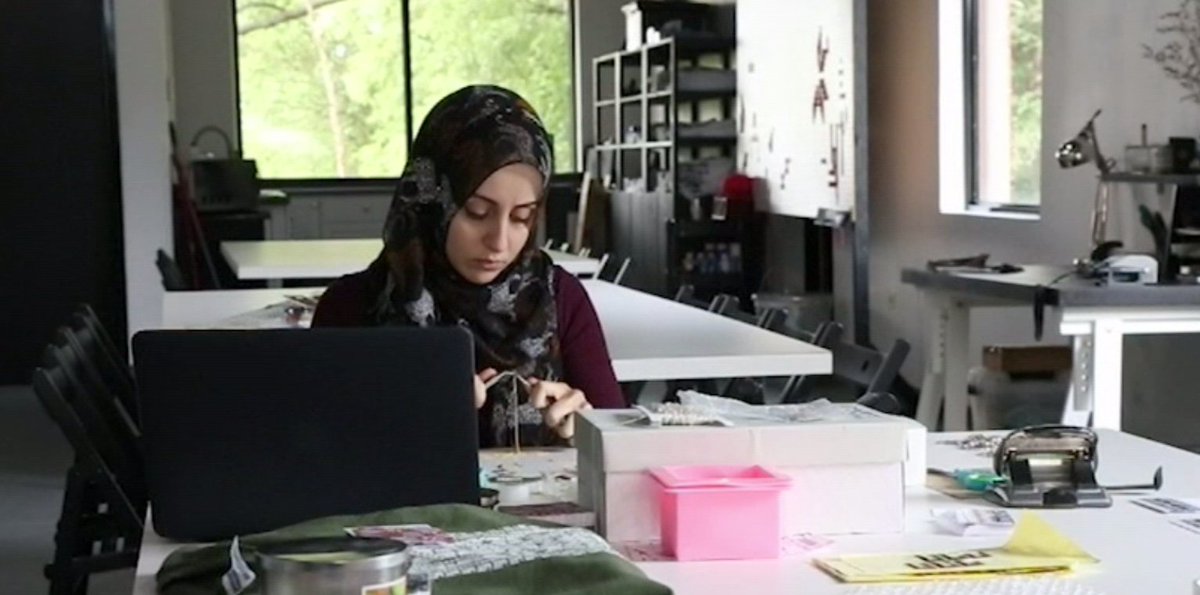 WYCC's tweet image. #Student Lens Reporter Zaina Kahuk offers a look inside @watanpalestine #Palestinian #art #culture tinyurl.com/yd9b73lf