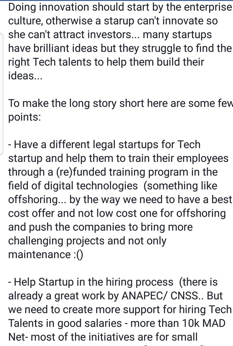badrelhouari's tweet image. My thoughts for #FikraInvest as a developer but also as an Entrepreneur who aims to spread the #Codingculture in #Morocco! // @oef75